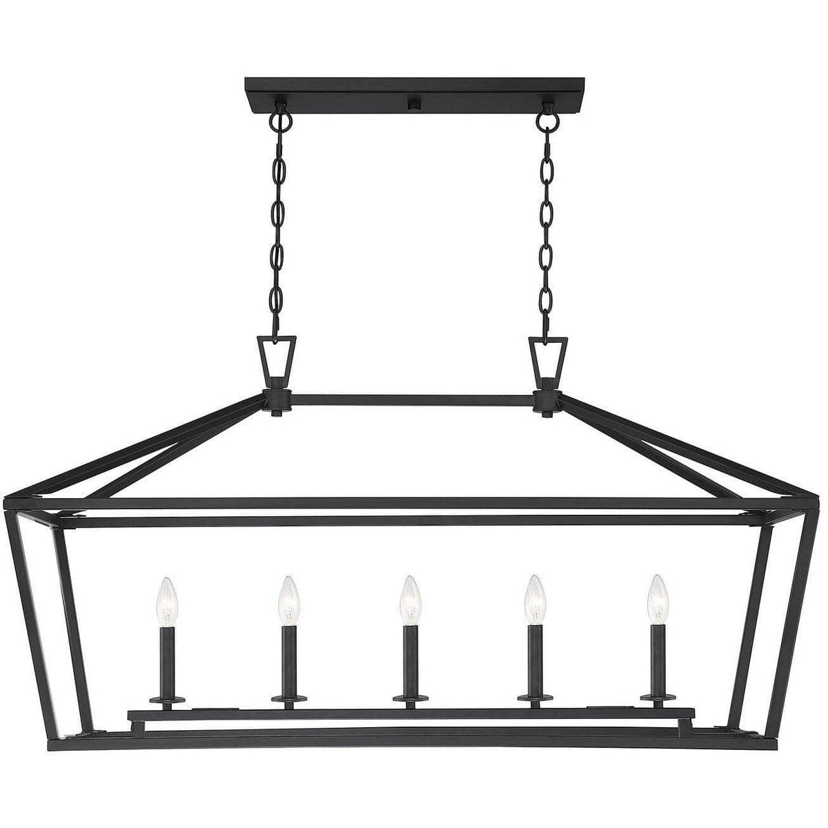 Savoy House - Townsend Five Light Linear Chandelier - 1-324-5-89 | Montreal Lighting & Hardware