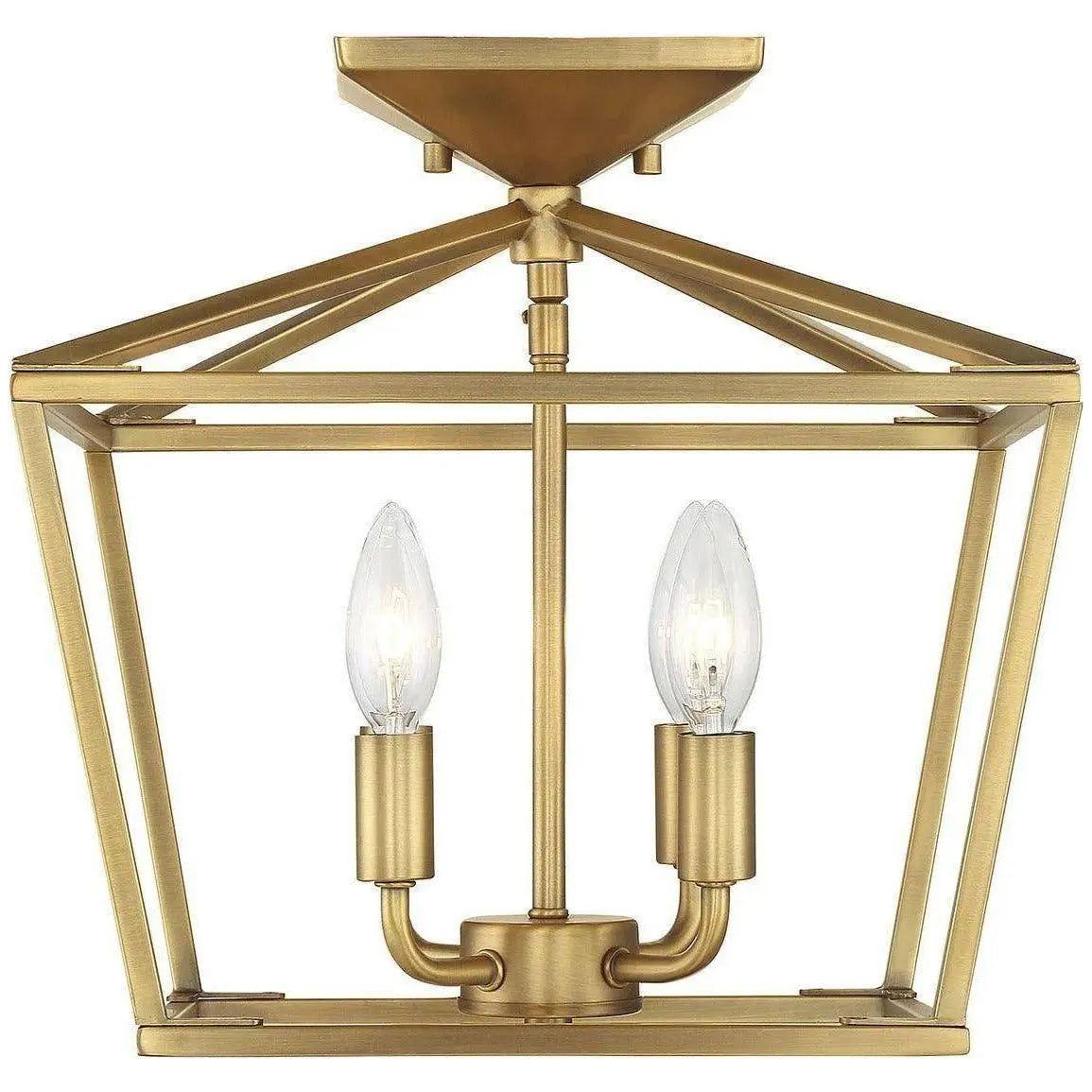Savoy House - Townsend Four Light Semi-Flush Mount - 6-328-4-109 | Montreal Lighting & Hardware
