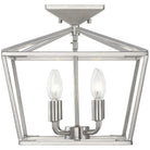 Savoy House - Townsend Four Light Semi-Flush Mount - 6-328-4-SN | Montreal Lighting & Hardware