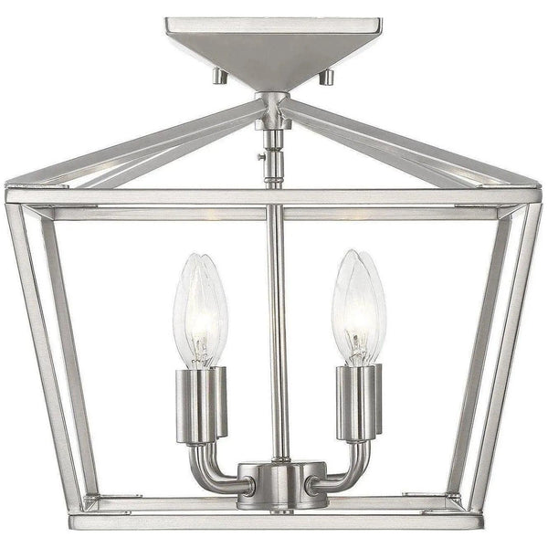 Townsend Four Light Semi-Plafonnier