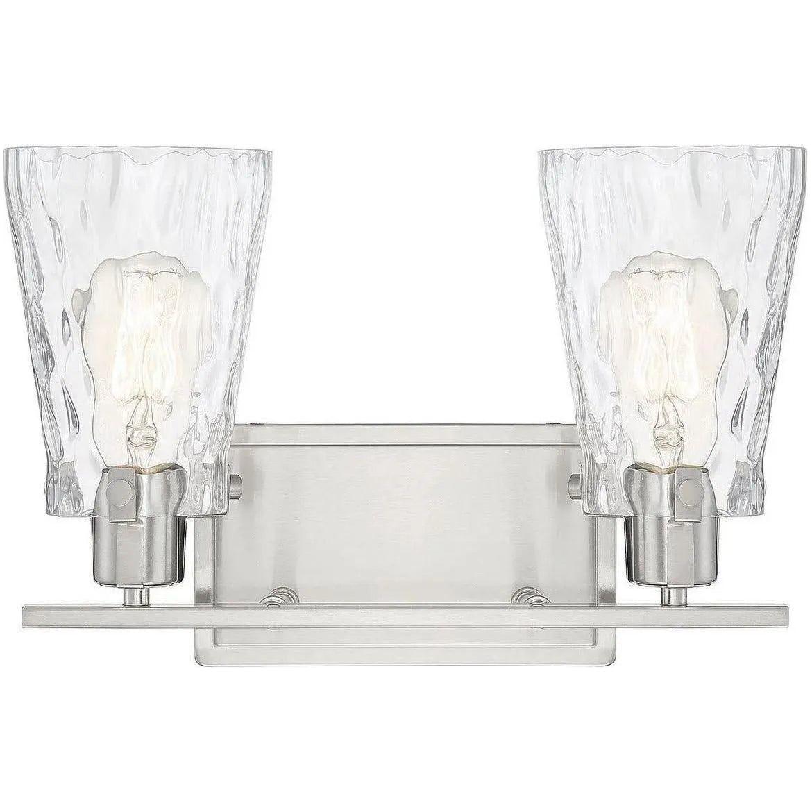 Savoy House - Vaughan Two Light Bath Bar - 8-4508-2-SN | Montreal Lighting & Hardware