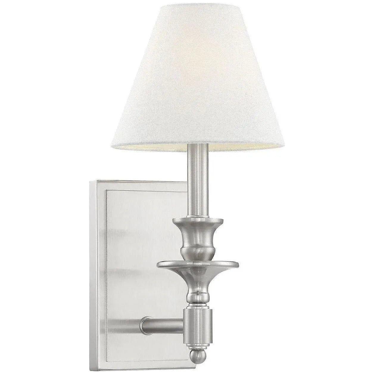 Savoy House - Washburn One Light Wall Sconce - 9-0700-1-SN | Montreal Lighting & Hardware