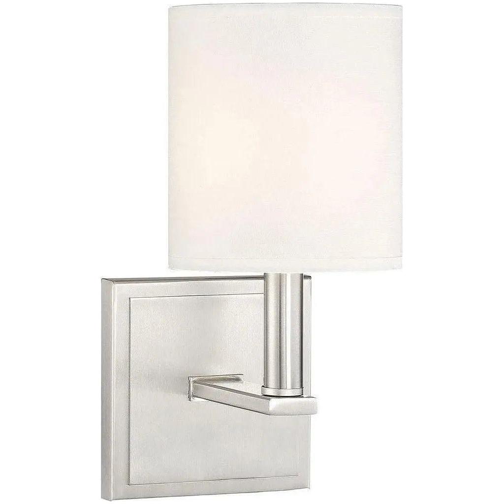 Savoy House - Waverly One Light Wall Sconce - 9-1200-1-SN | Montreal Lighting & Hardware