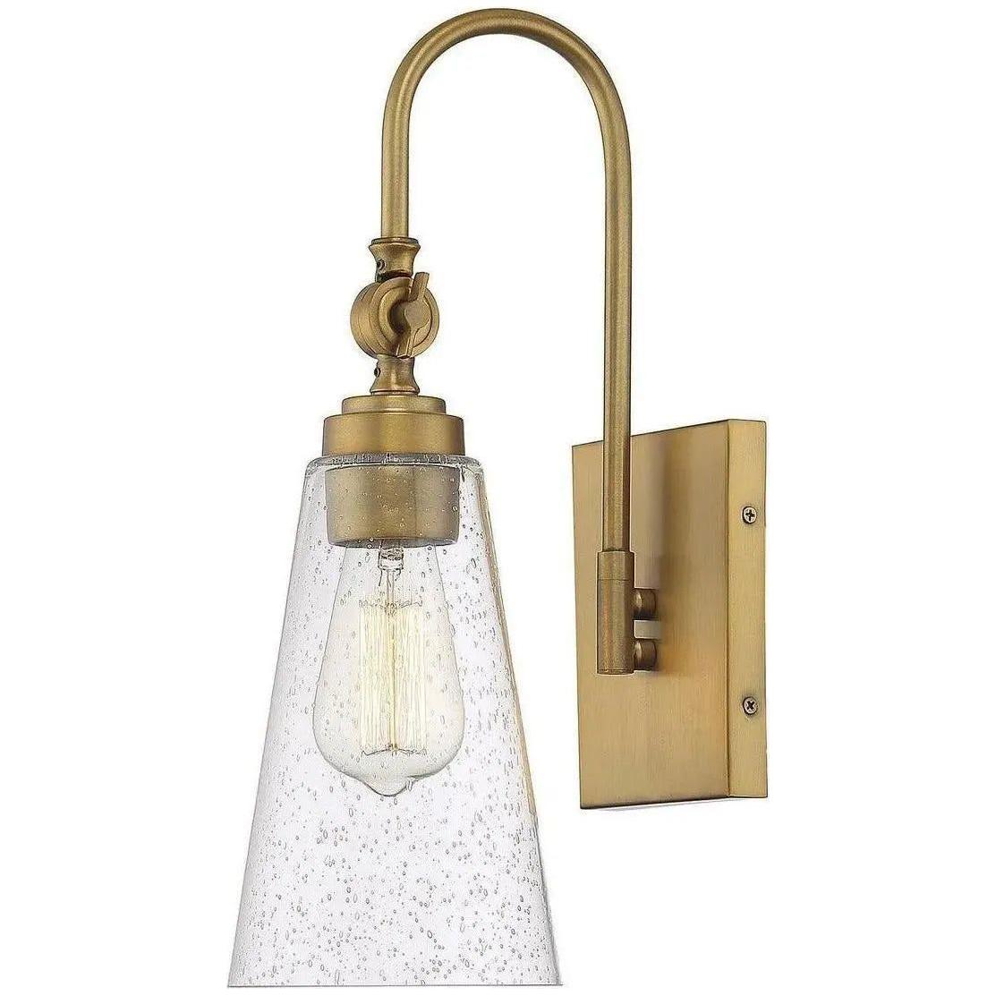 Savoy House - York One Light Wall Sconce - 9-108-1-322 | Montreal Lighting & Hardware