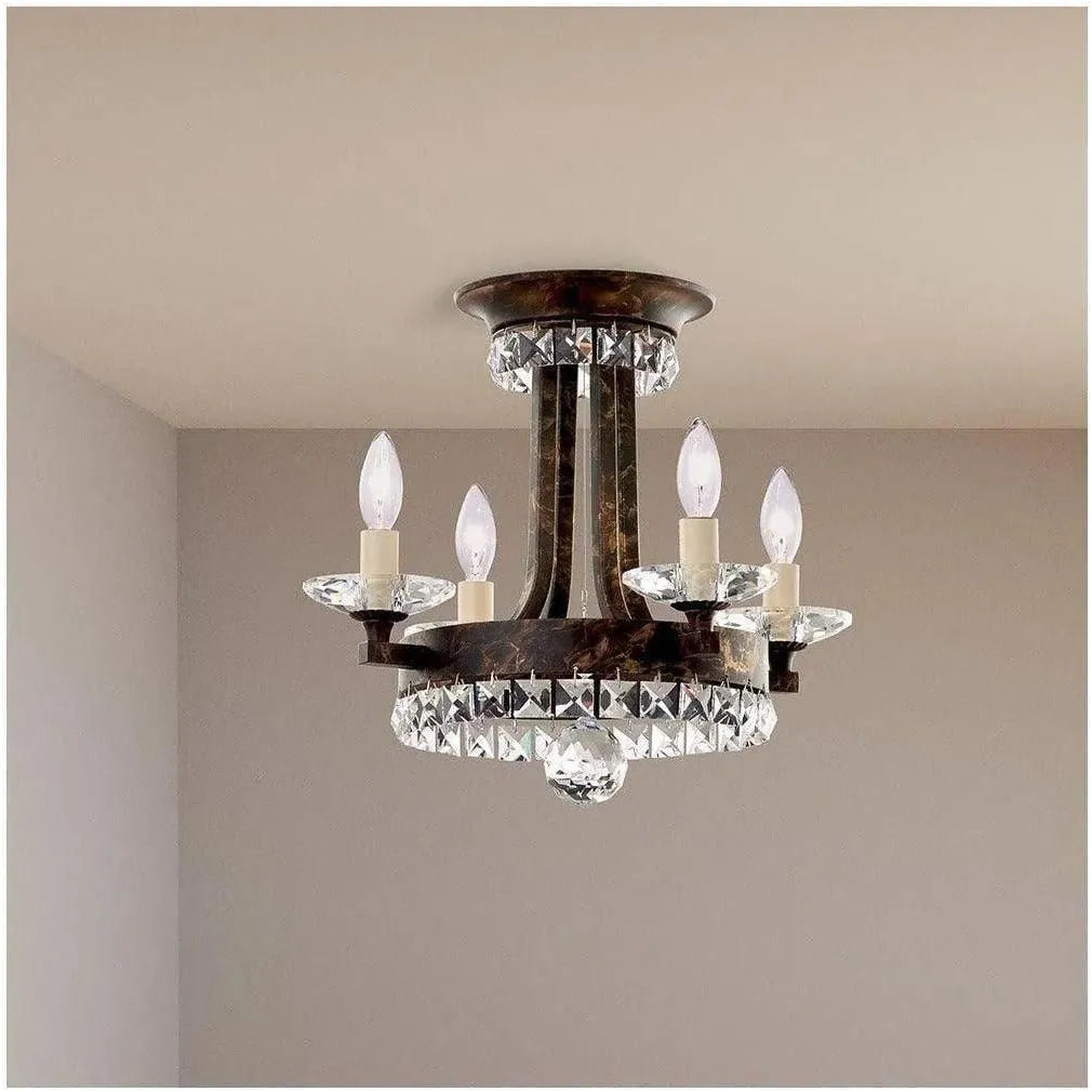 Schonbek 1870 - Early American Semi Flush - ER1201N-76S | Montreal Lighting & Hardware