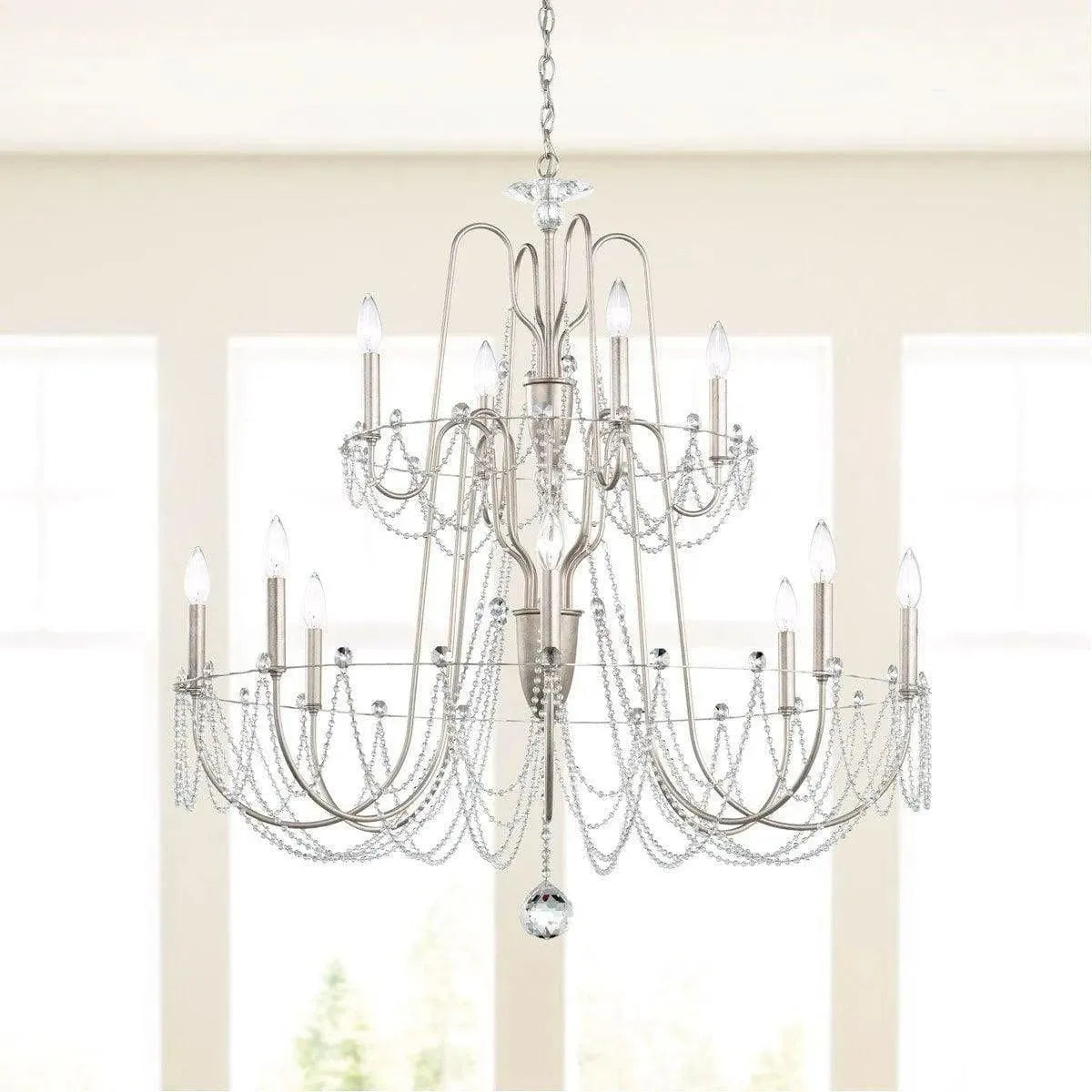 Schonbek 1870 - Esmery Chandelier - AR1012N-48S | Montreal Lighting & Hardware