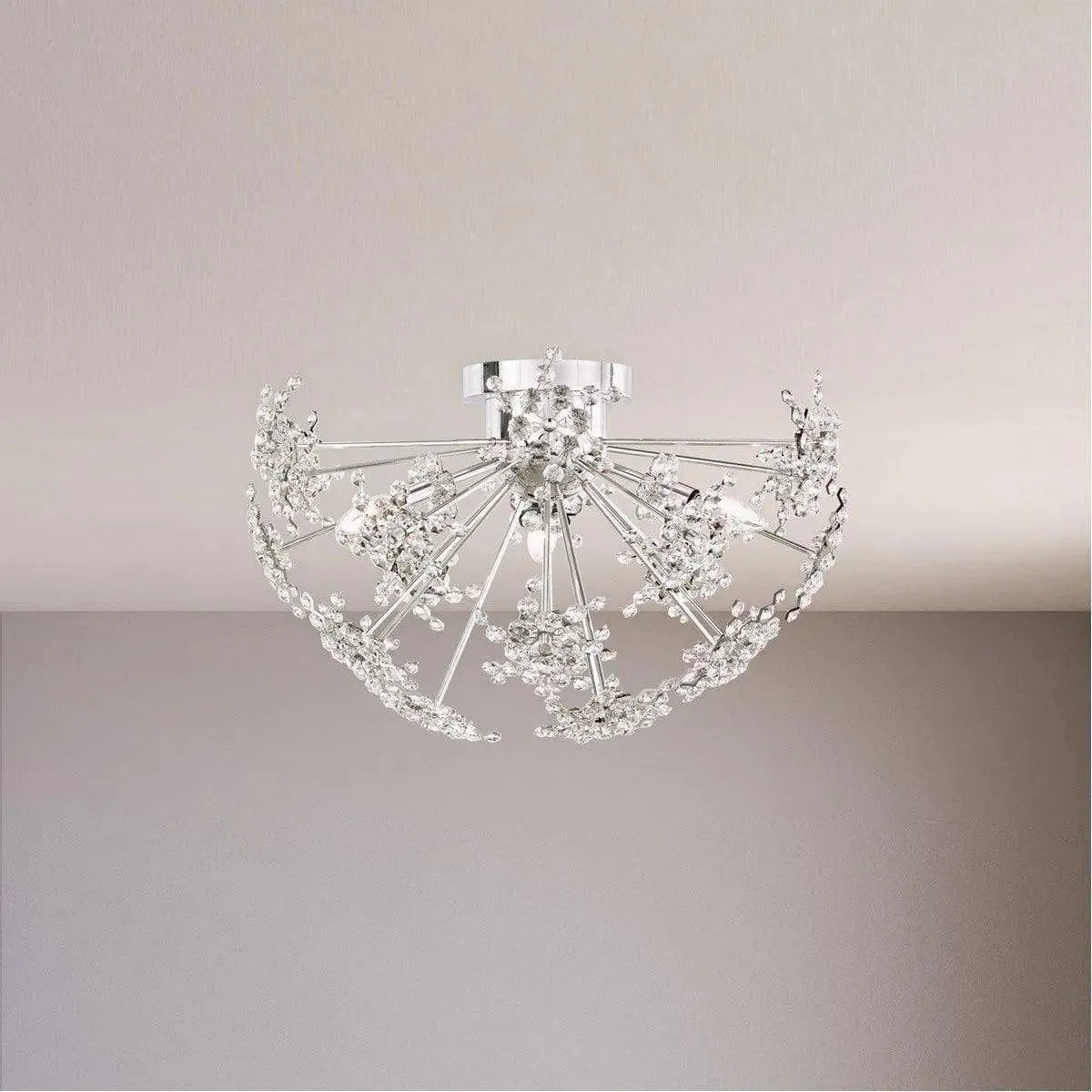 Schonbek 1870 - Esteracae Semi Flush - DN1218N-22S | Montreal Lighting & Hardware