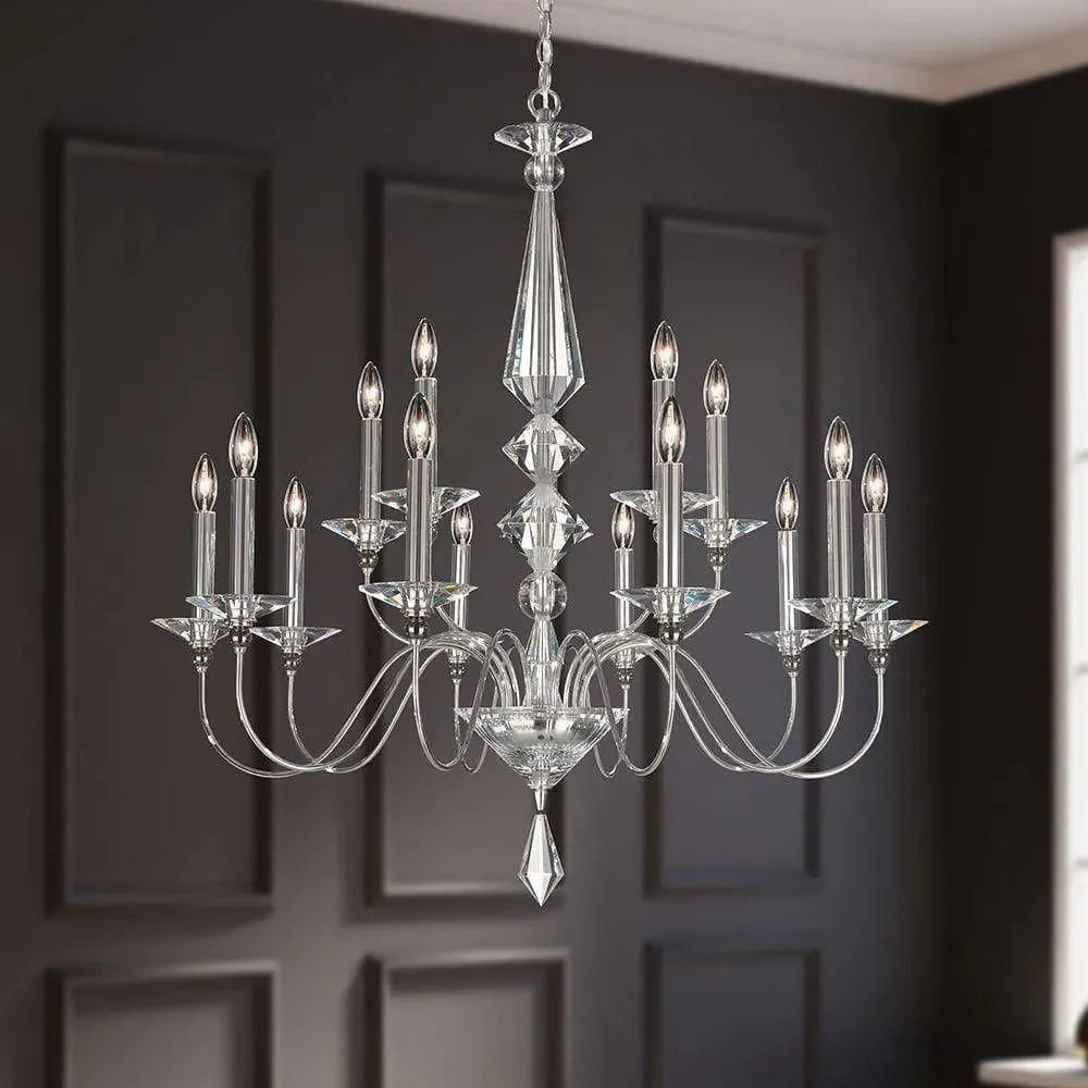 Schonbek 1870 - Jasmine Chandelier - 9685-40CL | Montreal Lighting & Hardware