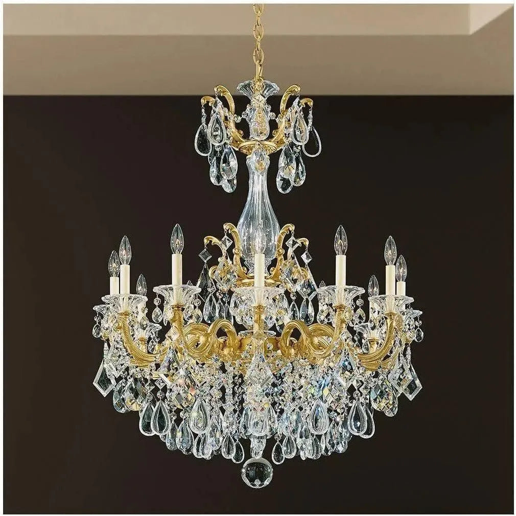 Schonbek 1870 - La Scala Chandelier - 5011-22S | Montreal Lighting & Hardware