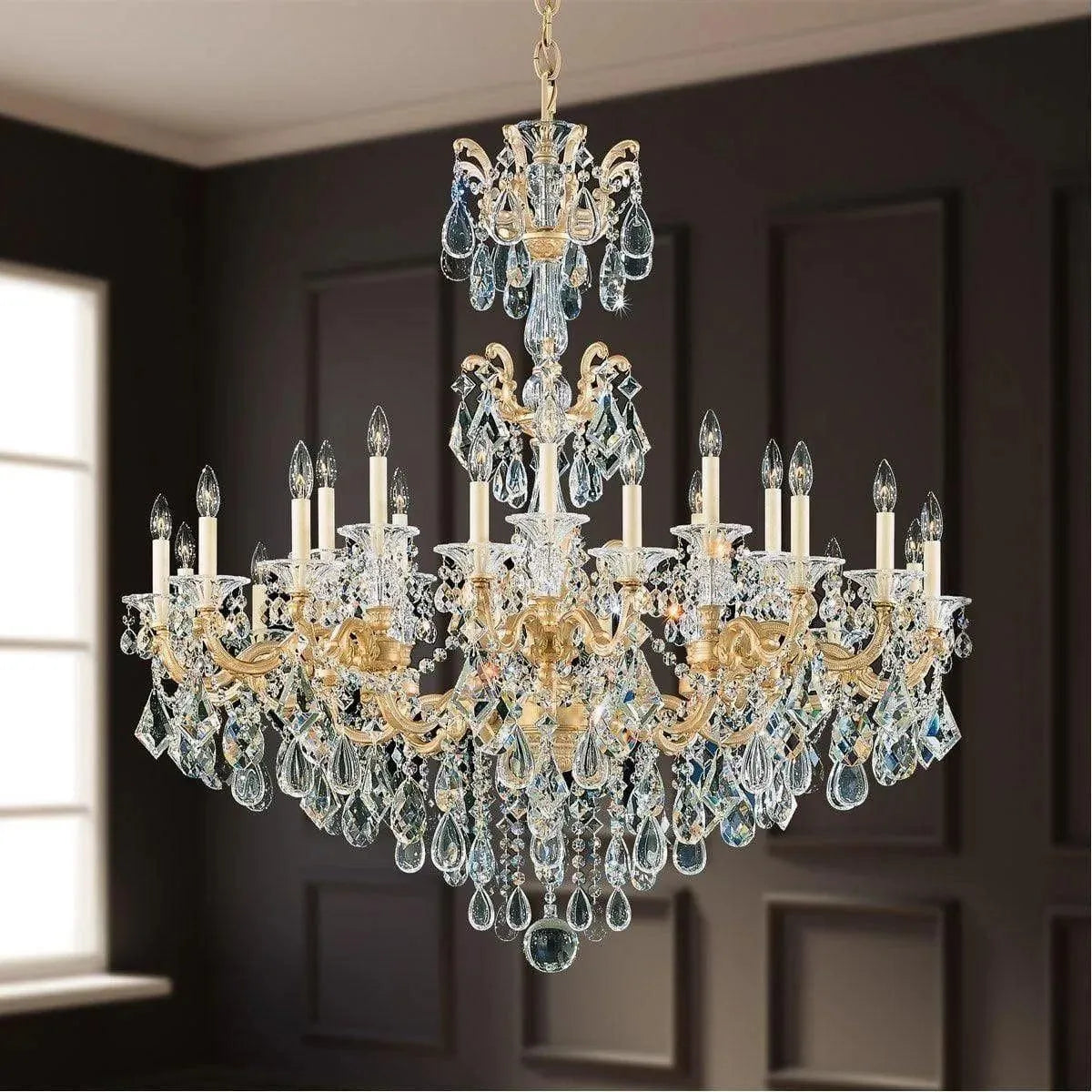 Schonbek 1870 - La Scala Chandelier - 5013-27S | Montreal Lighting & Hardware