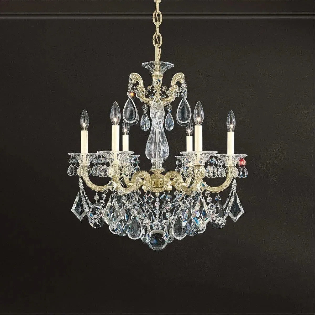 Schonbek 1870 - La Scala Chandelier - 5072-48S | Montreal Lighting & Hardware