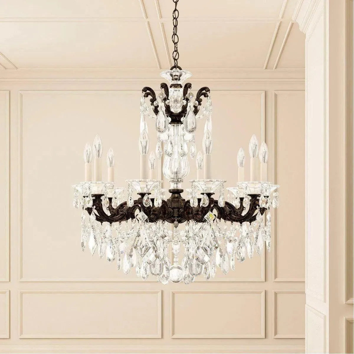 Schonbek 1870 - La Scala Chandelier - 5074-76 | Montreal Lighting & Hardware