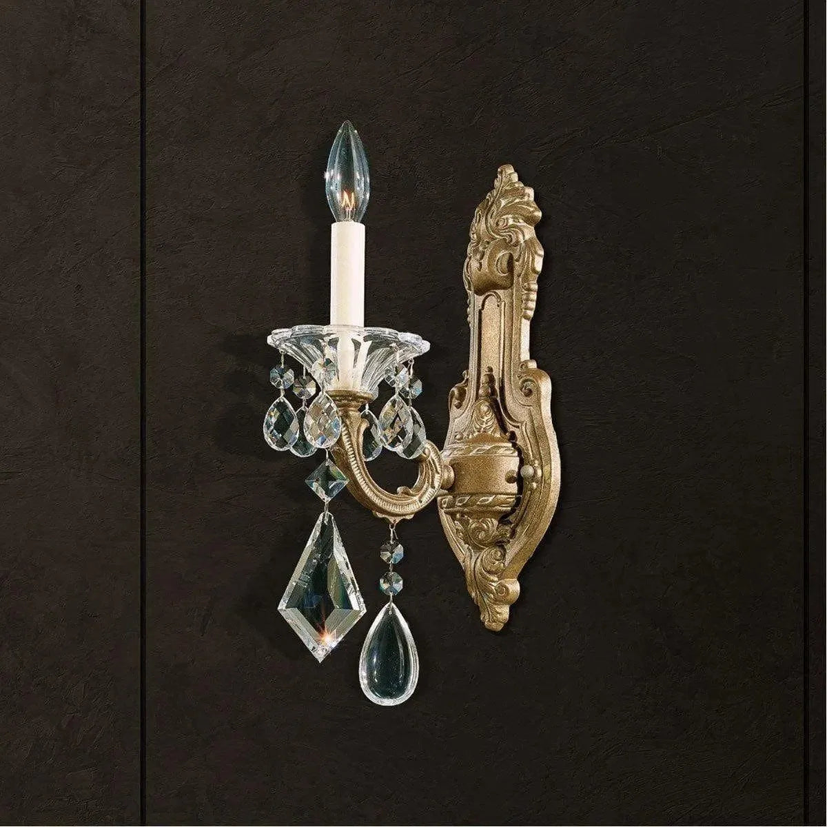 Schonbek 1870 - La Scala Wall Sconce - 5069-74S | Montreal Lighting & Hardware