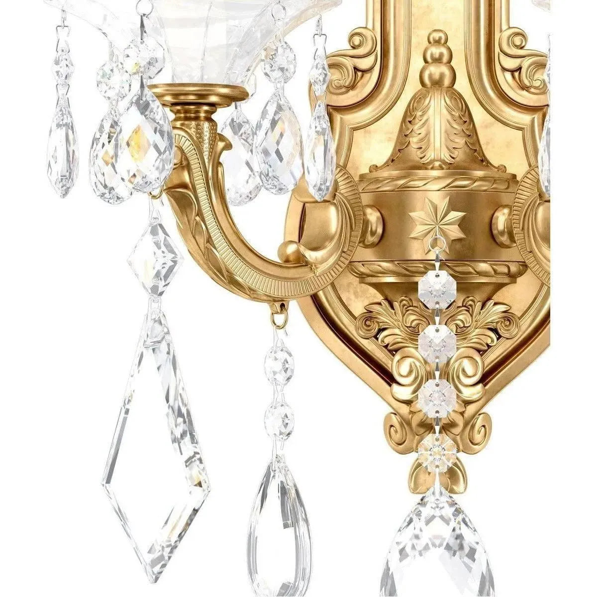 Schonbek 1870 - La Scala Wall Sconce - 5070-22S | Montreal Lighting & Hardware