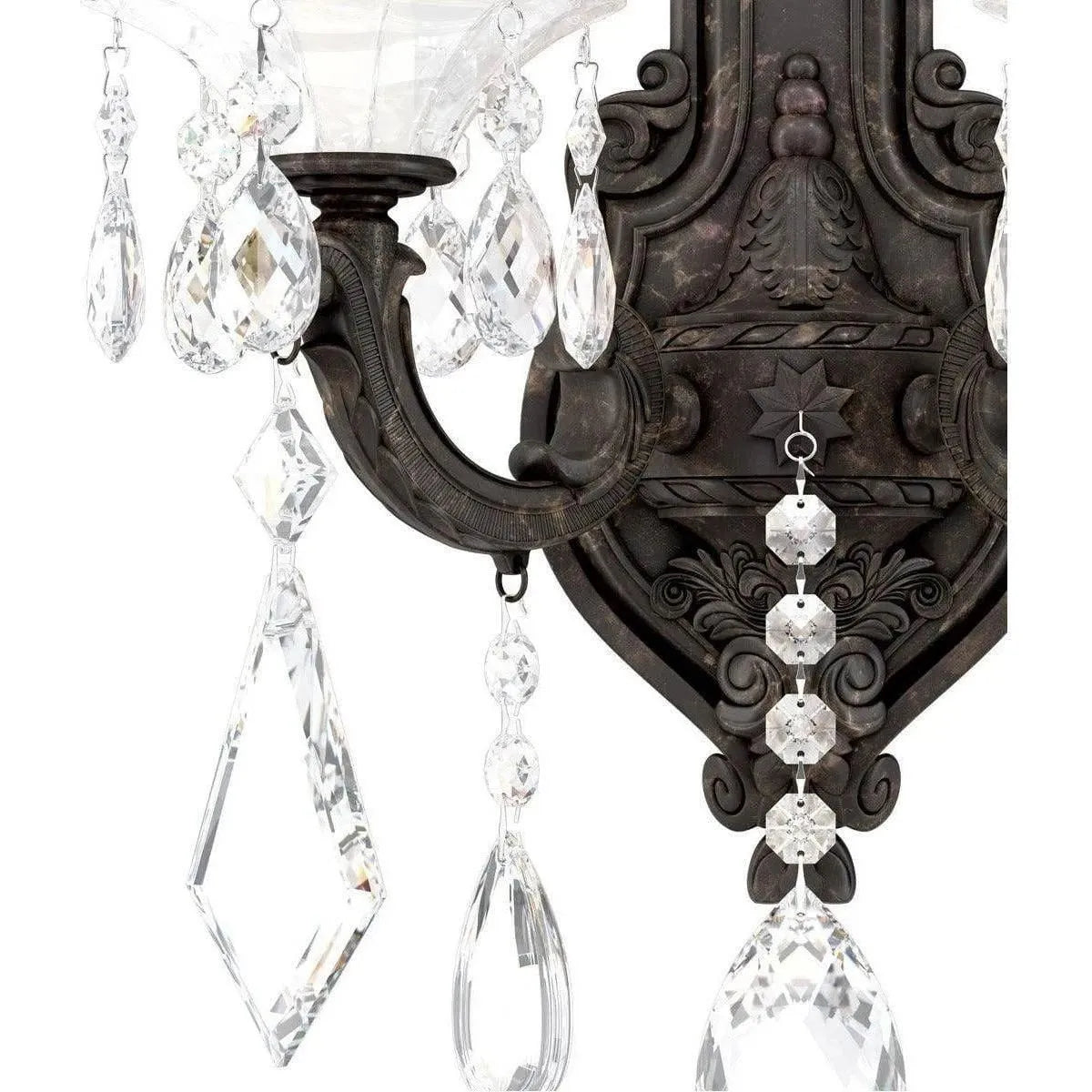 Schonbek 1870 - La Scala Wall Sconce - 5070-76S | Montreal Lighting & Hardware