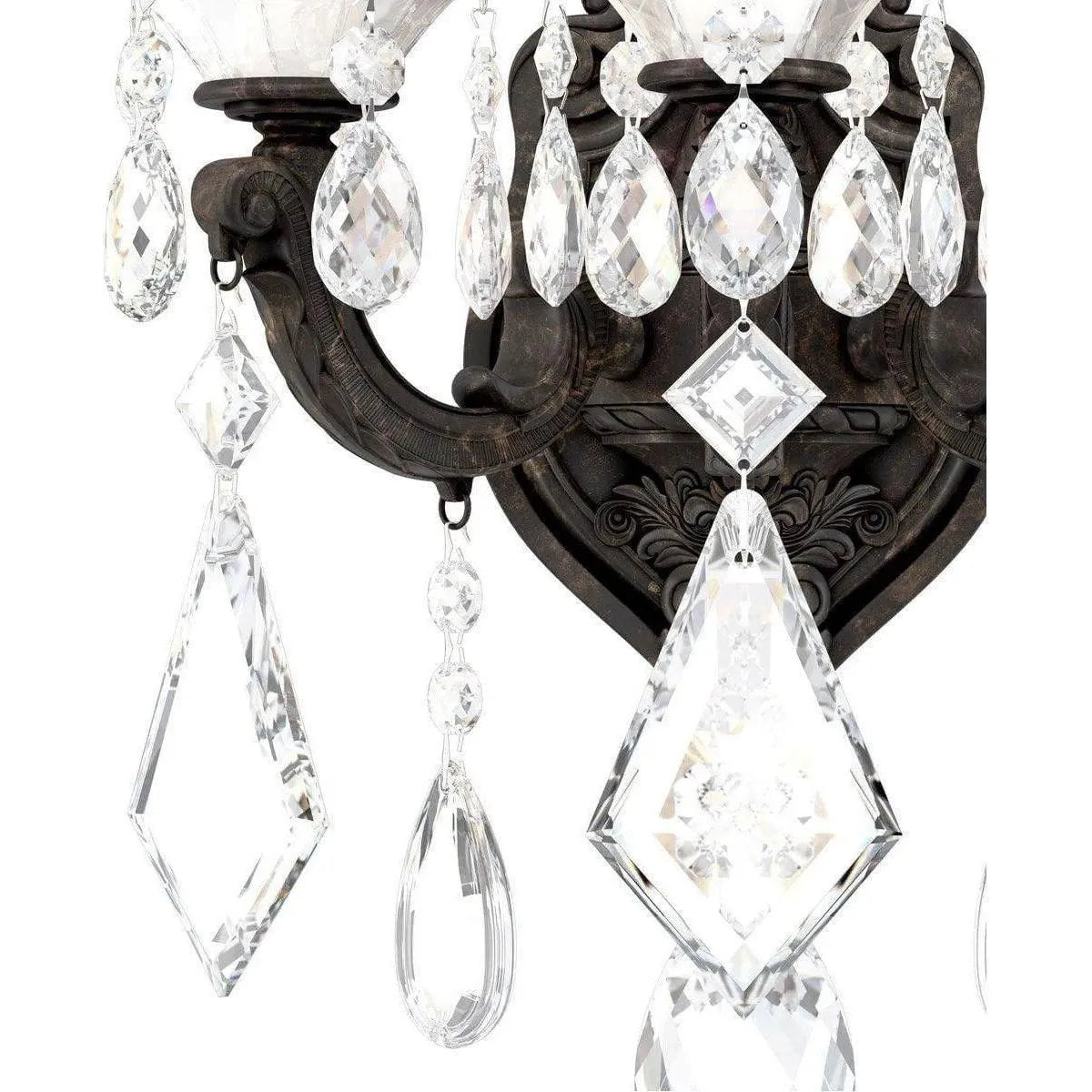 Schonbek 1870 - La Scala Wall Sconce - 5071-76S | Montreal Lighting & Hardware