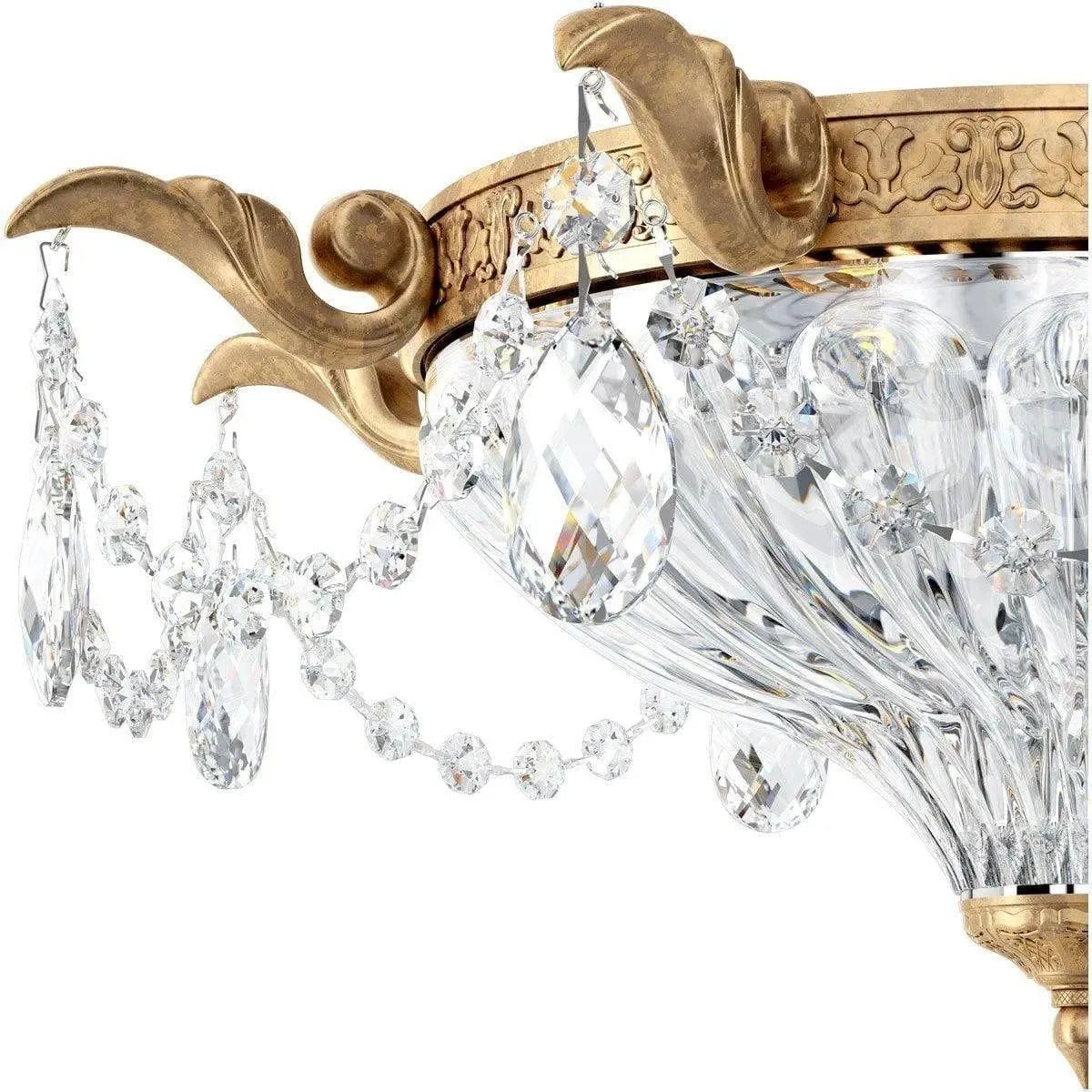 Schonbek 1870 - Milano Semi Flush - 5633-22S | Montreal Lighting & Hardware