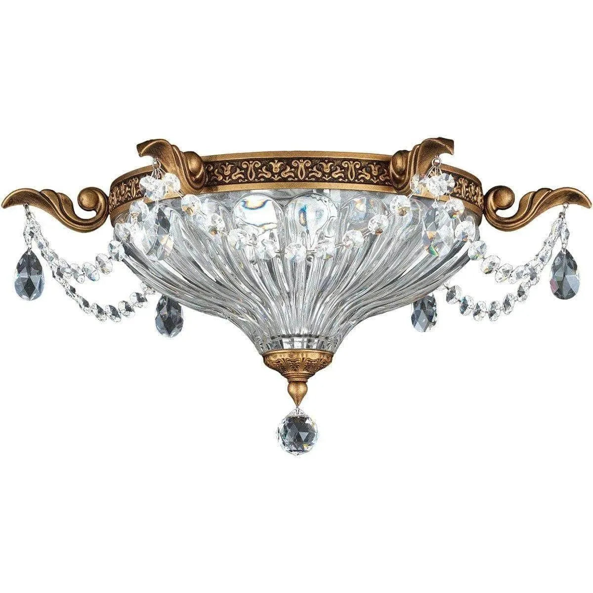 Schonbek 1870 - Milano Semi Flush - 5633-83S | Montreal Lighting & Hardware