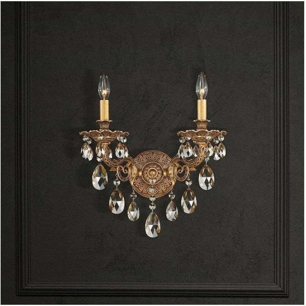 Schonbek 1870 - Milano Wall Sconce - 5642-83S | Montreal Lighting & Hardware