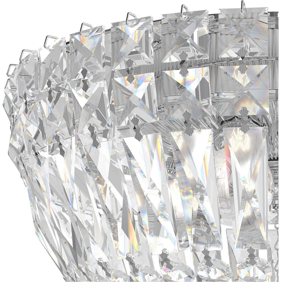 Schonbek 1870 - Petit Crystal Deluxe Semi Flush - 5890-211S | Montreal Lighting & Hardware