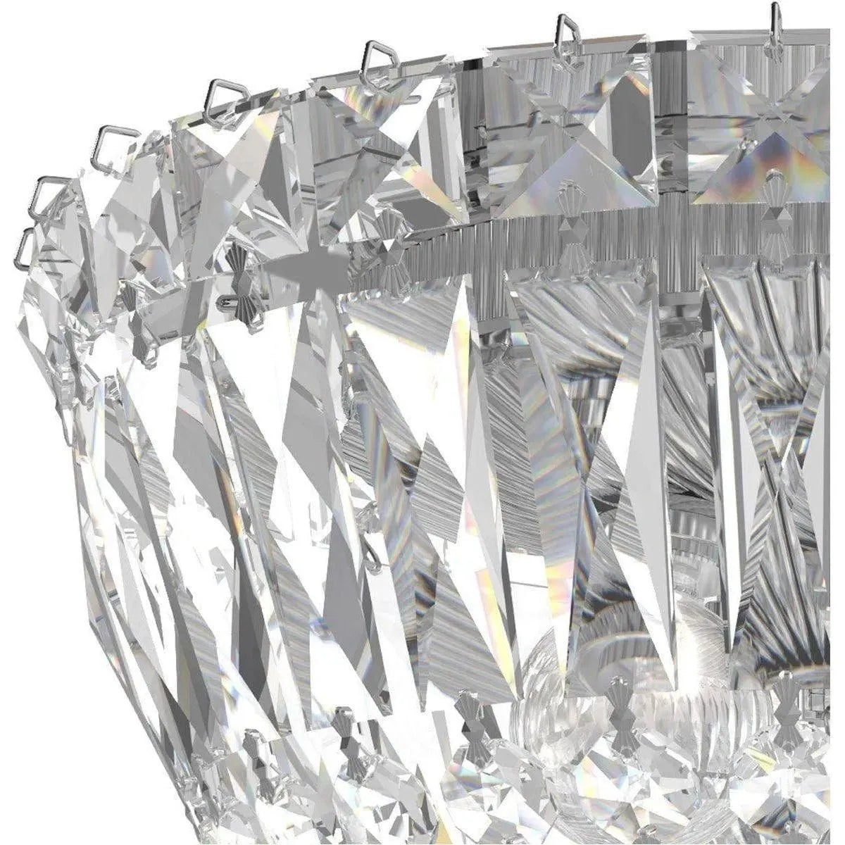 Schonbek 1870 - Petit Crystal Deluxe Semi Flush - 5890-40S | Montreal Lighting & Hardware
