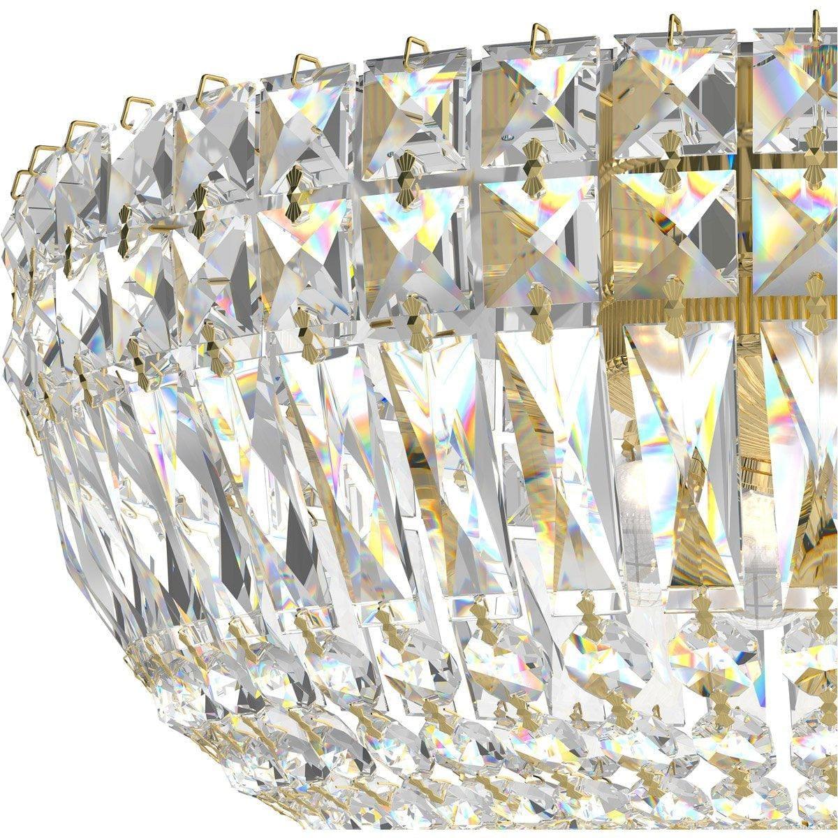 Schonbek 1870 - Petit Crystal Deluxe Semi Flush - 5893-211S | Montreal Lighting & Hardware
