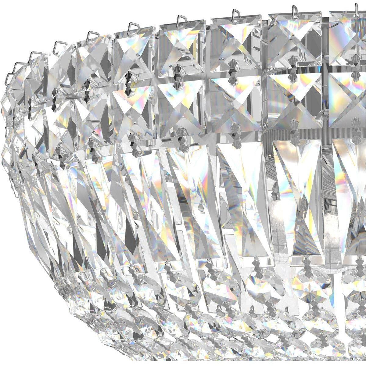 Schonbek 1870 - Petit Crystal Deluxe Semi Flush - 5893-40S | Montreal Lighting & Hardware