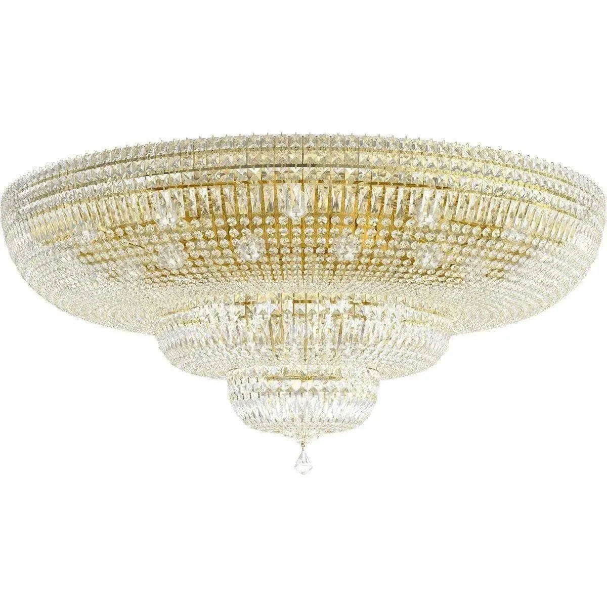Schonbek 1870 - Petit Crystal Deluxe Semi Flush - 5897-211S | Montreal Lighting & Hardware