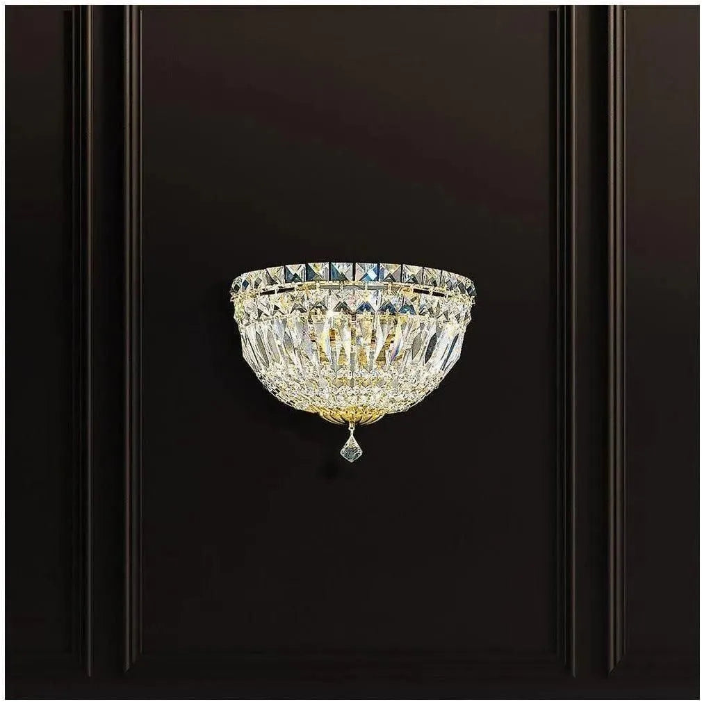 Schonbek 1870 - Petit Crystal Deluxe Wall Sconce - 6600-211S | Montreal Lighting & Hardware