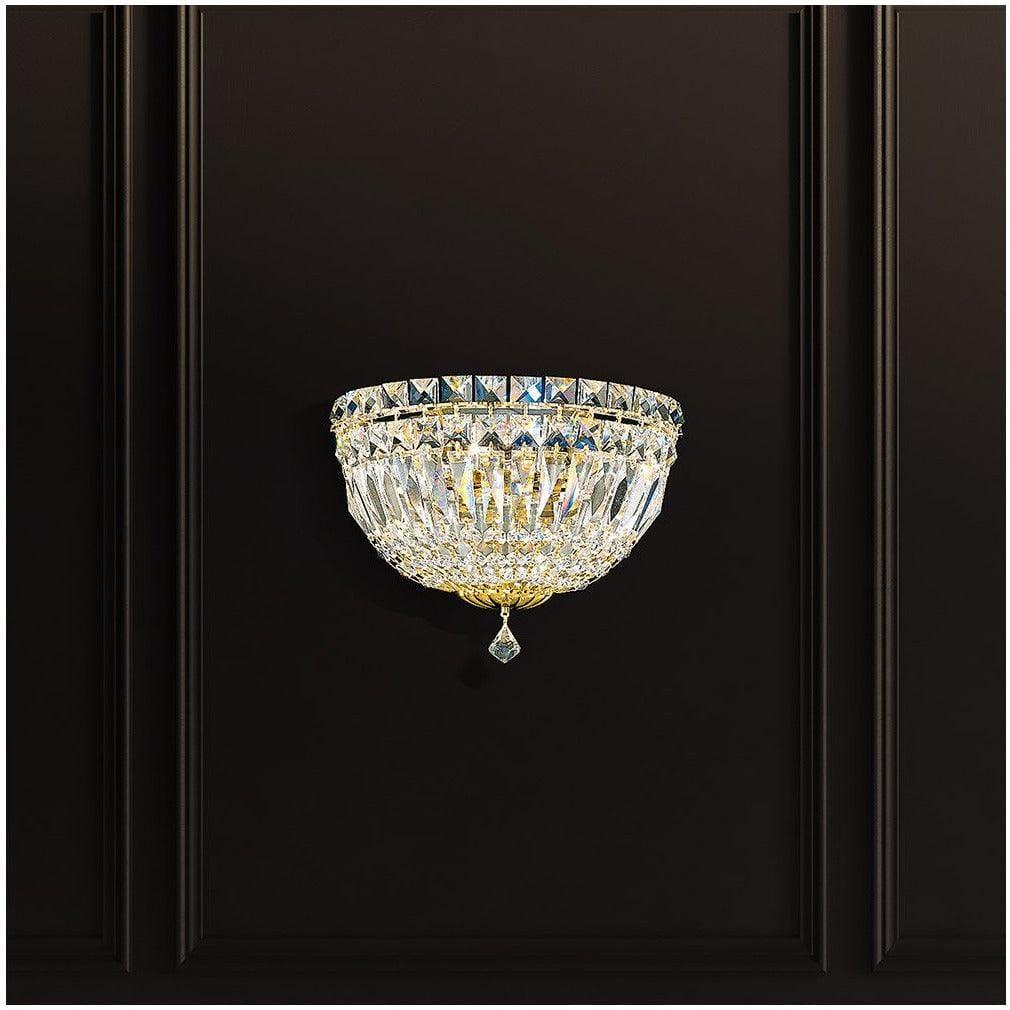 Schonbek 1870 - Petit Crystal Deluxe Wall Sconce - 6600-211S | Montreal Lighting & Hardware