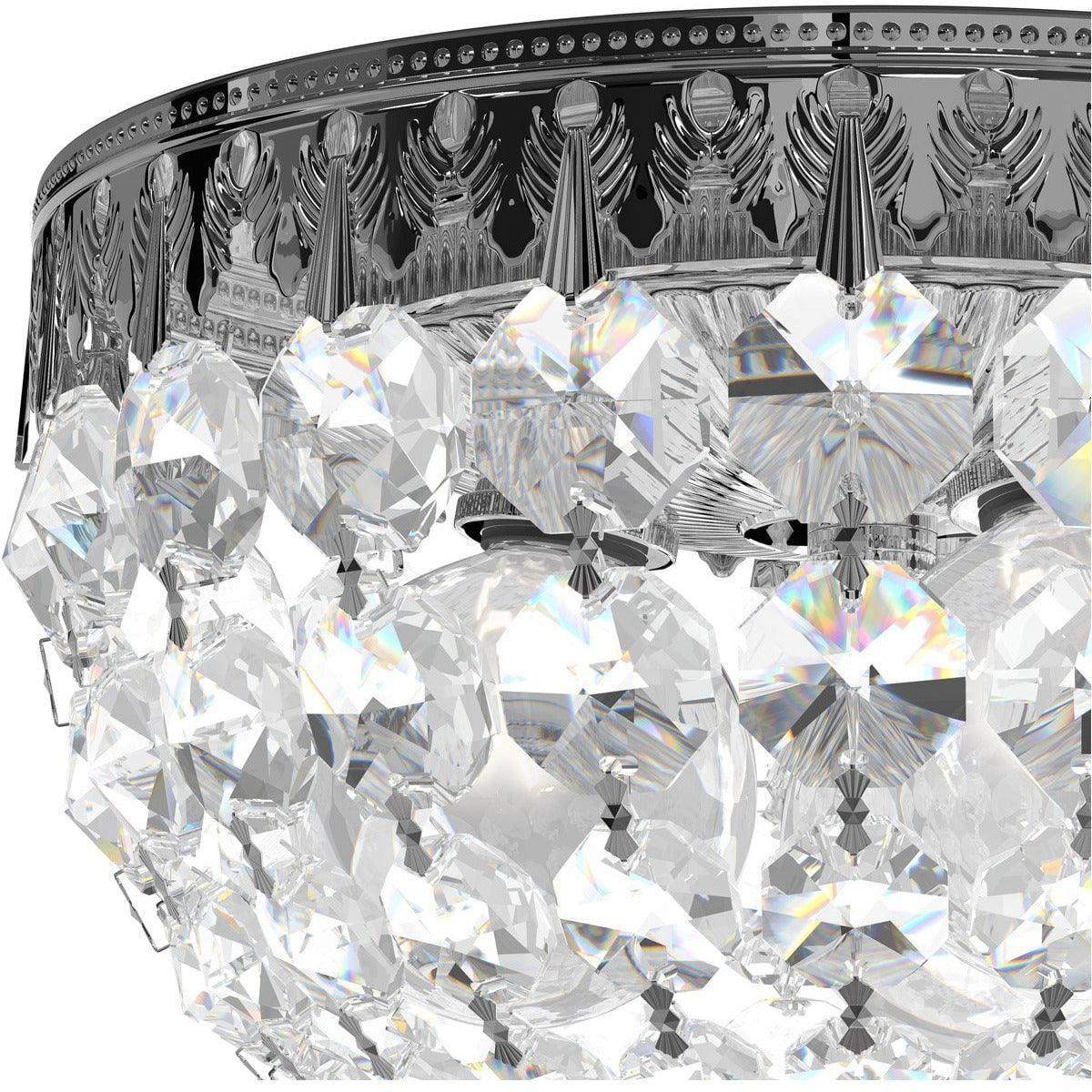 Schonbek 1870 - Petit Crystal Semi Flush - 1558-40S | Montreal Lighting & Hardware