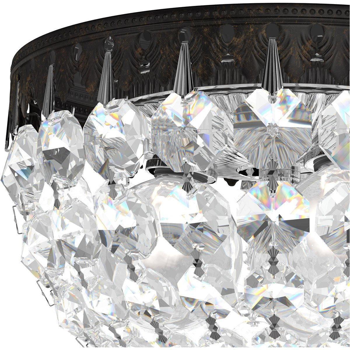 Schonbek 1870 - Petit Crystal Semi Flush - 1558-76S | Montreal Lighting & Hardware