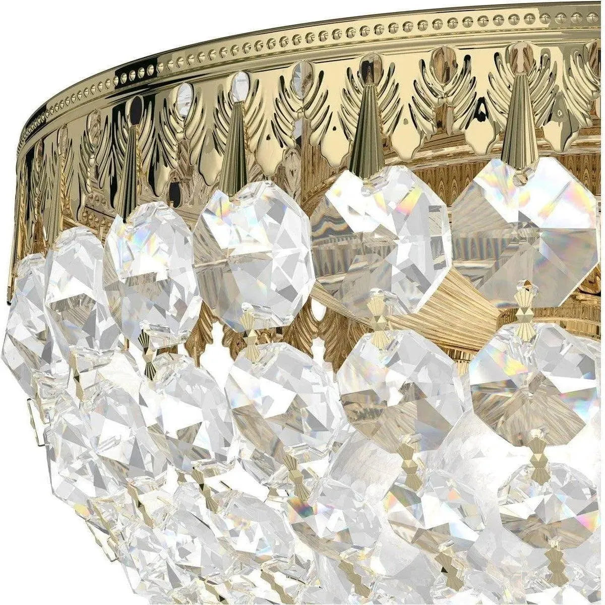 Schonbek 1870 - Petit Crystal Semi Flush - 1560-211S | Montreal Lighting & Hardware