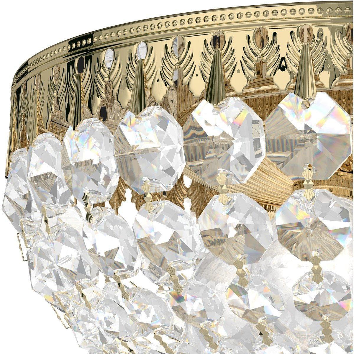 Schonbek 1870 - Petit Crystal Semi Flush - 1560-211S | Montreal Lighting & Hardware