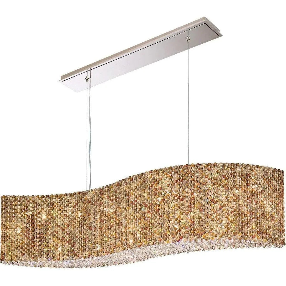 Schonbek 1870 - Refrax Linear Pendant - RE3214AZU | Montreal Lighting & Hardware