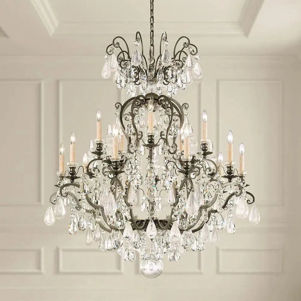 Schonbek 1870 - Renaissance Rock Crystal Chandelier - 3573-47CL | Montreal Lighting & Hardware