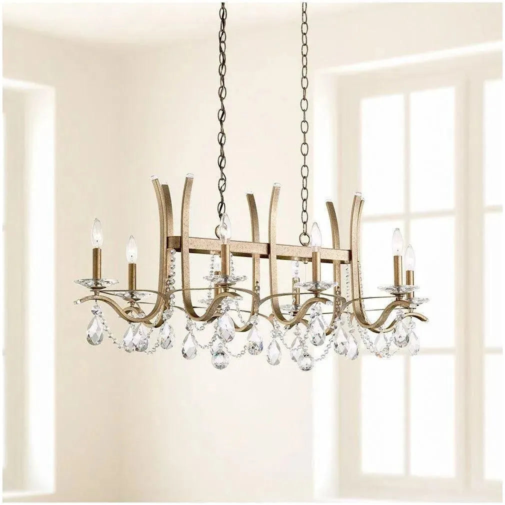 Schonbek 1870 - Vesca Linear Chandelier - VA8435N-23S | Montreal Lighting & Hardware