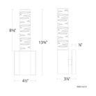 Schonbek Beyond - Cru LED Murale - BWS14214-PN | Montreal Luminaire & Quincaillerie
