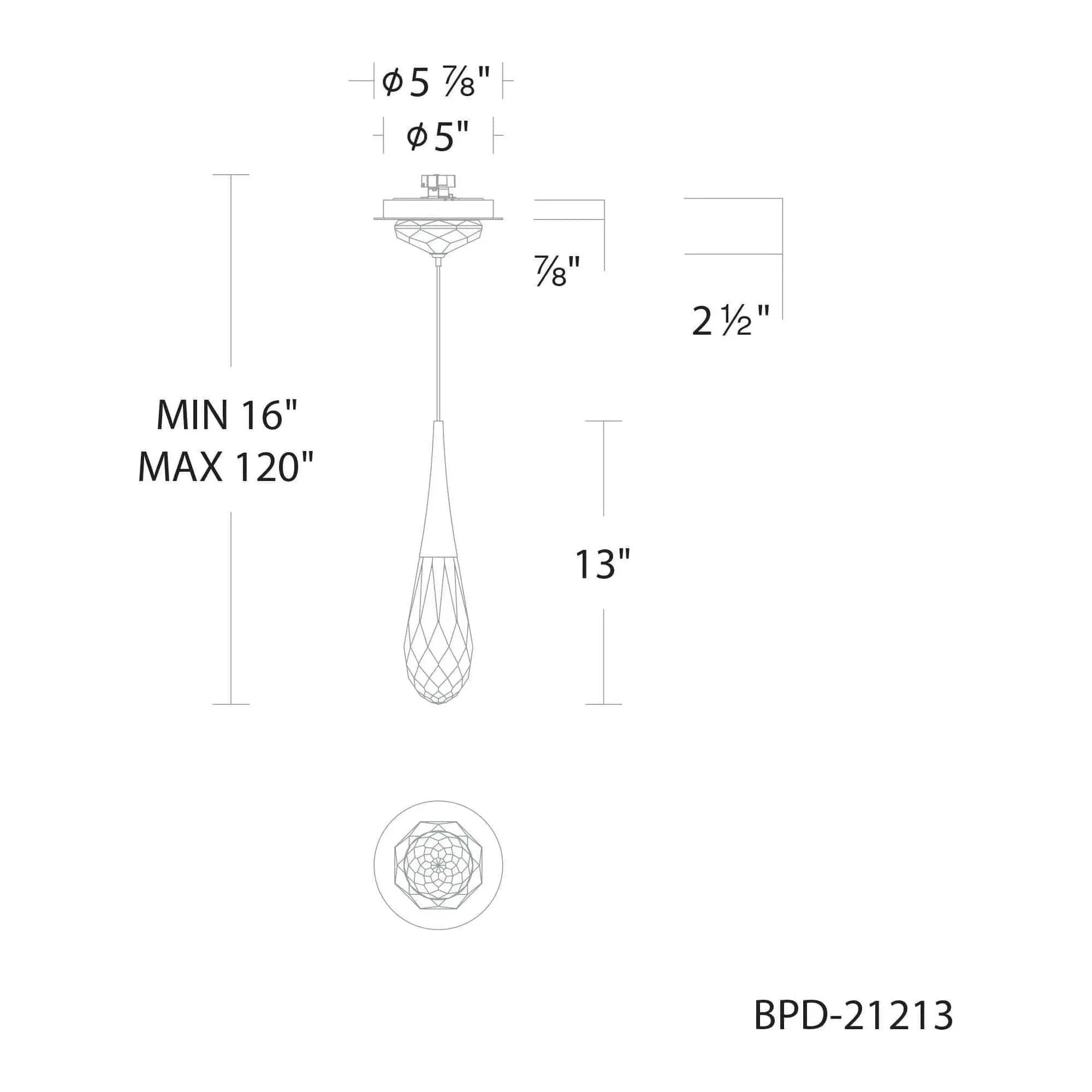 Schonbek Beyond - Mini LED Hibiscus Suspension - BPD21213-AB | Montreal Luminaire & Quincaillerie