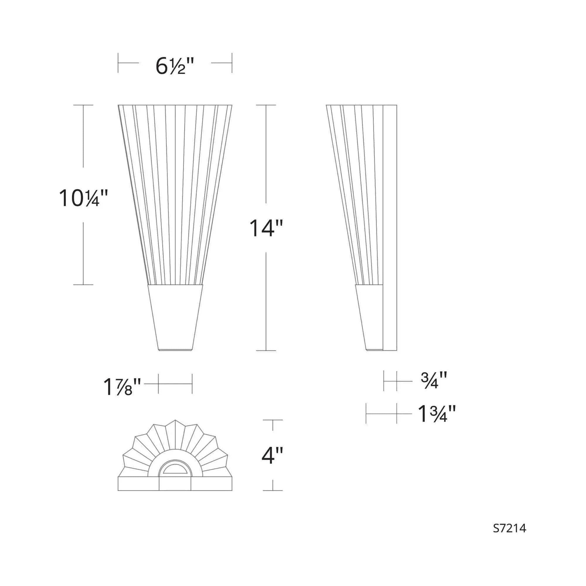 Signature Schonbek - Origami Murale - S7214-700H | Montreal Luminaire & Quincaillerie