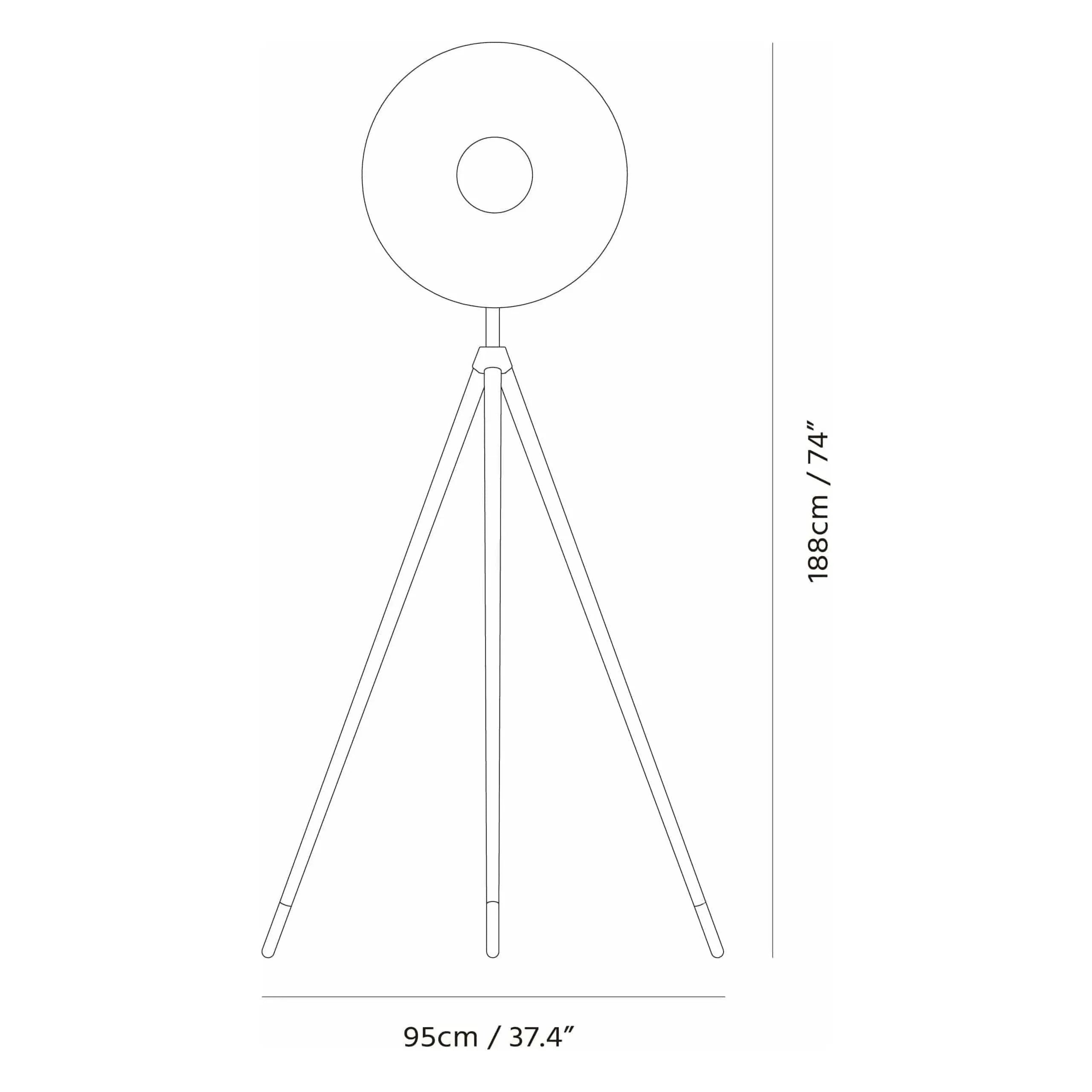 Seed Design - Apollo Mega Floor Lamp - SLD-3655MFTE-BCH | Montreal Lighting & Hardware