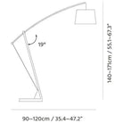 Seed Design - Archer Floor Lamp - SQ-703FR-BK | Montreal Lighting & Hardware