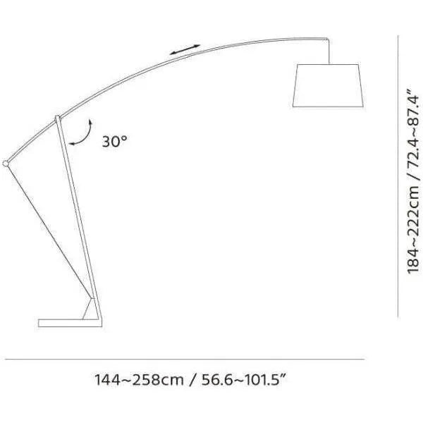 Seed Design - Archer Mega Floor Lamp - SQ-603FLR-BK | Montreal Lighting & Hardware