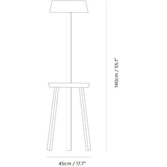 Seed Design - Carry Floor Lamp - SQ-6350MFU-WH | Montreal Lighting & Hardware