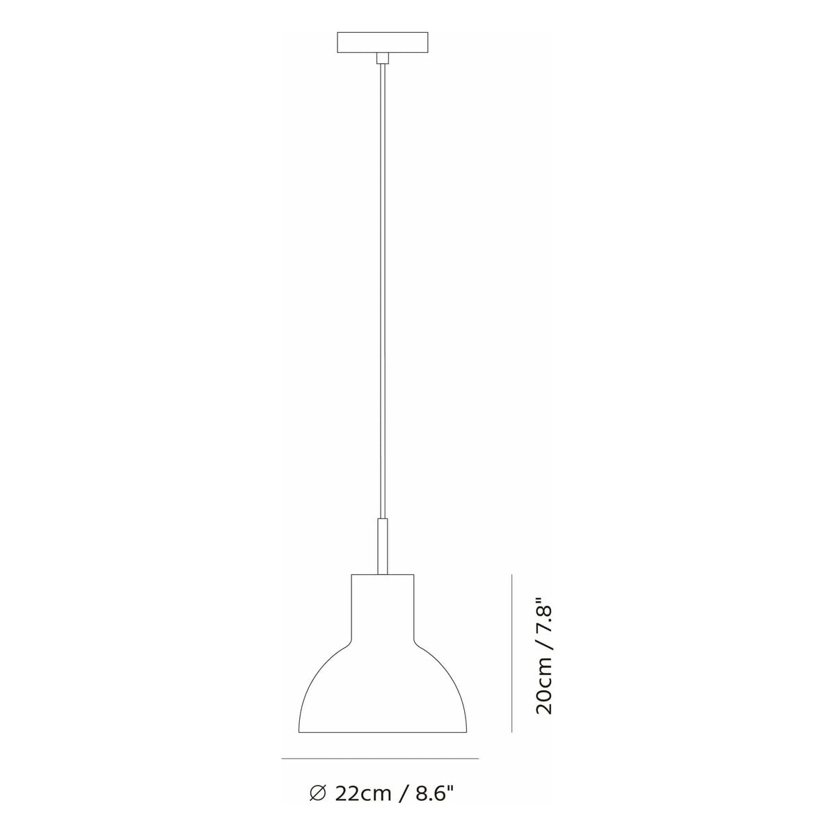 Seed Design - Castle Bell Pendant Light - SQ-3164CP | Montreal Lighting & Hardware