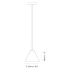Seed Design - Castle Cone Pendant Light - SQ-185CP | Montreal Lighting & Hardware