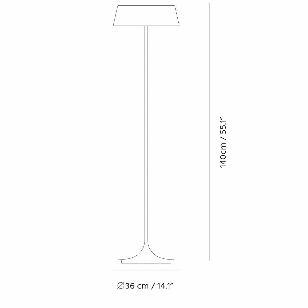 Seed Design - China Floor Lamp - SQ-6350MF-BK | Montreal Lighting & Hardware