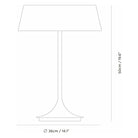 Seed Design - China Table Lamp - SQ-6350MDJ-1-BK | Montreal Lighting & Hardware