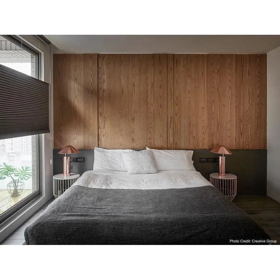Seed Design - Damo Table Simple Lamp - SQ-339MDRS-BK | Montreal Lighting & Hardware