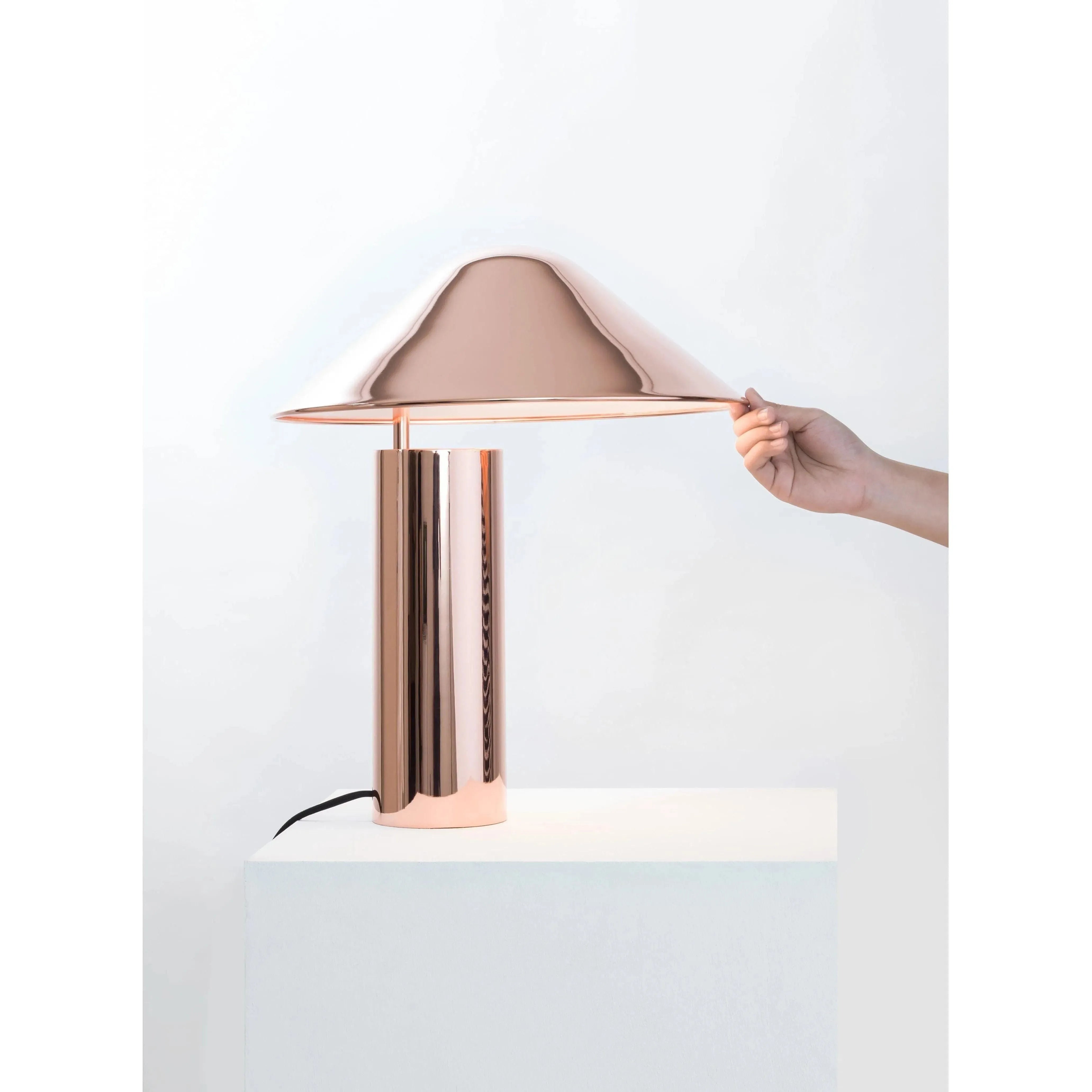 Seed Design - Damo Table Simple Lamp - SQ-339MDRS-BK | Montreal Lighting & Hardware